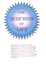 Ancient Wisdom of Life Book Cover